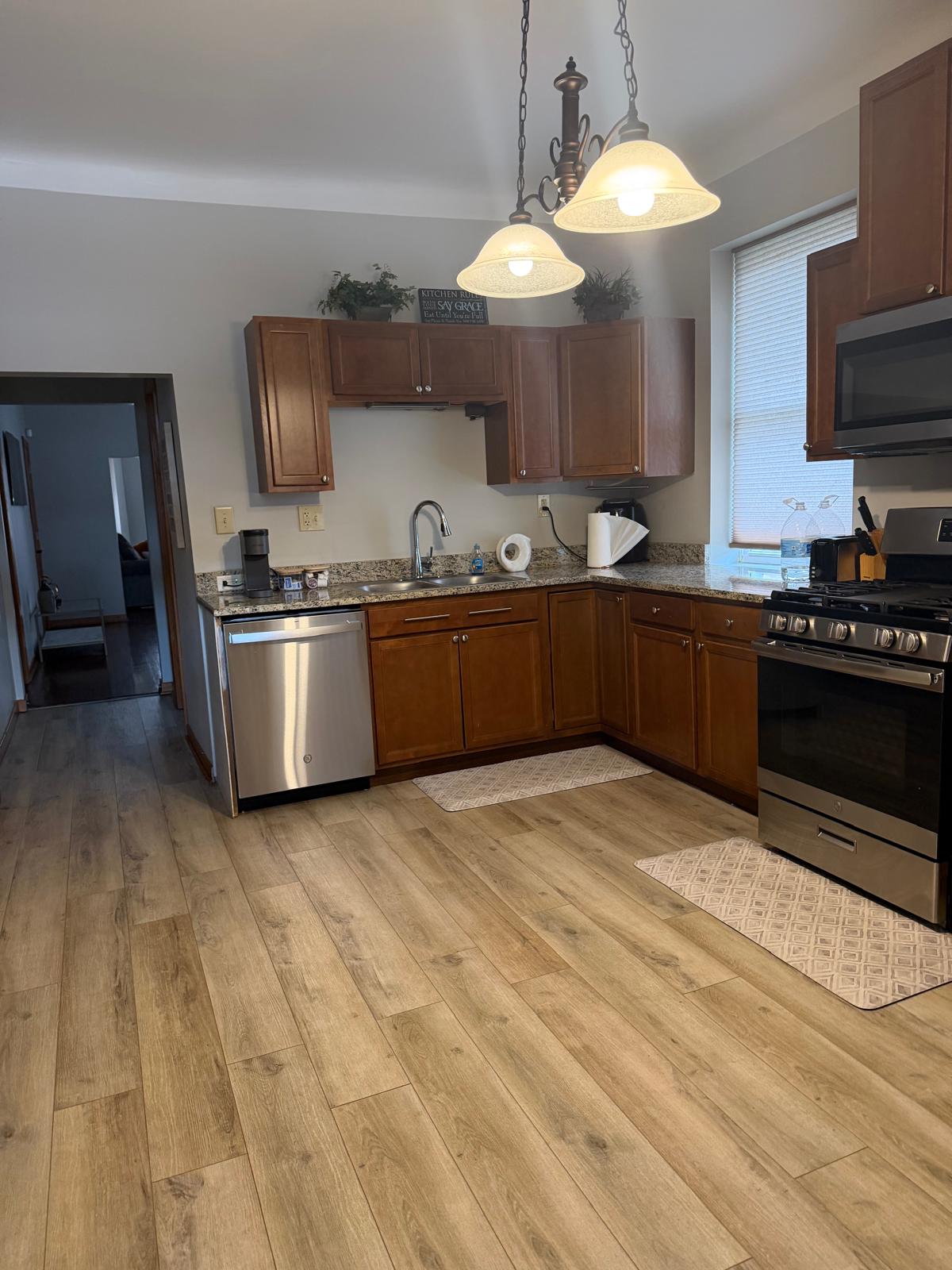Sparkling clean kitchen